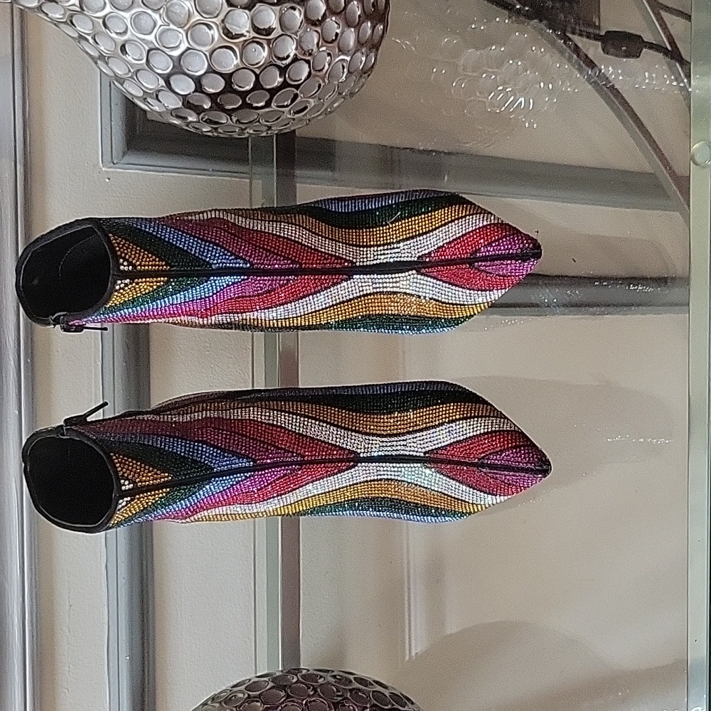Multi color bootie